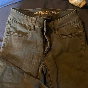 American Eagle Faded Black Jeans
